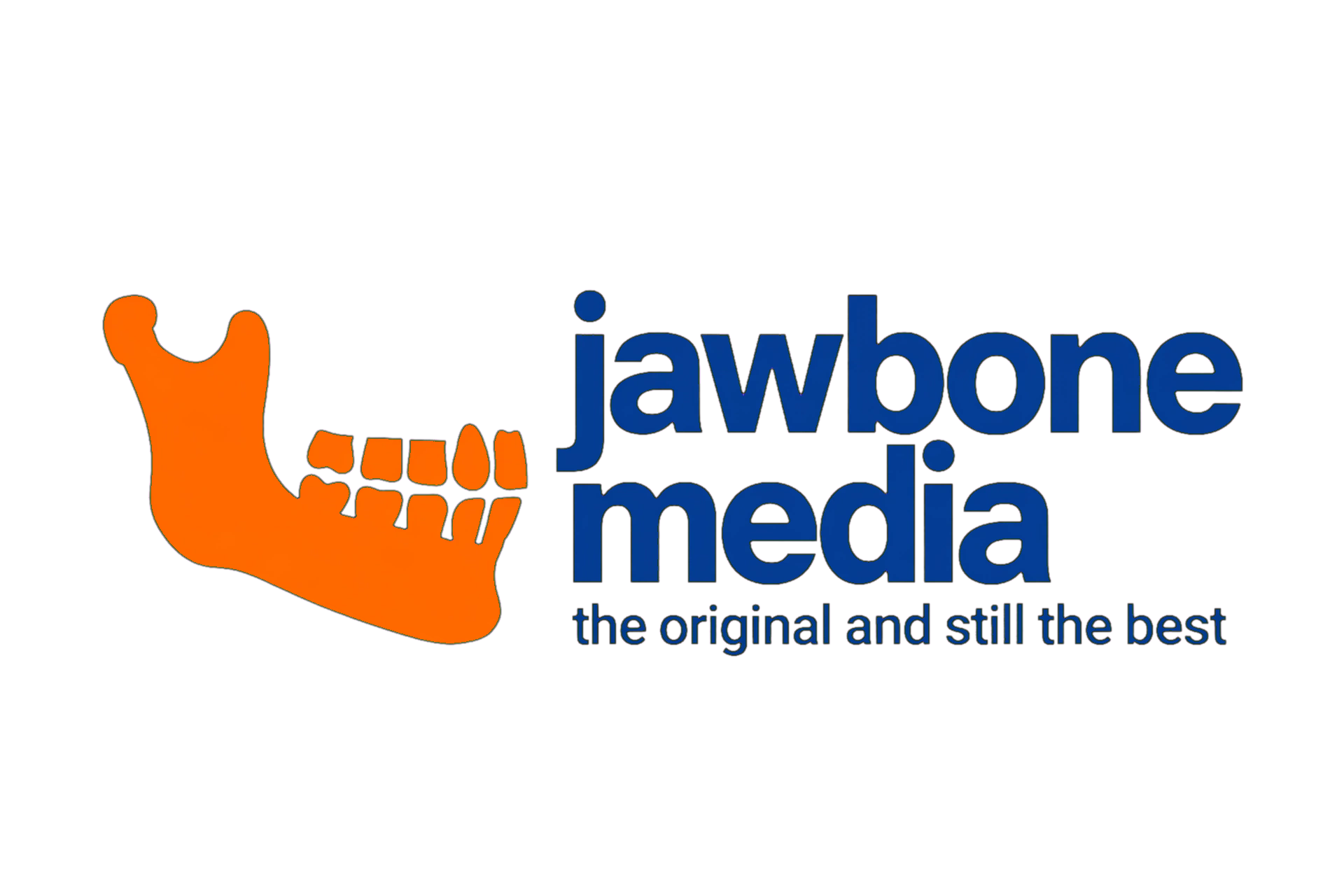 Jawbone media website design logo